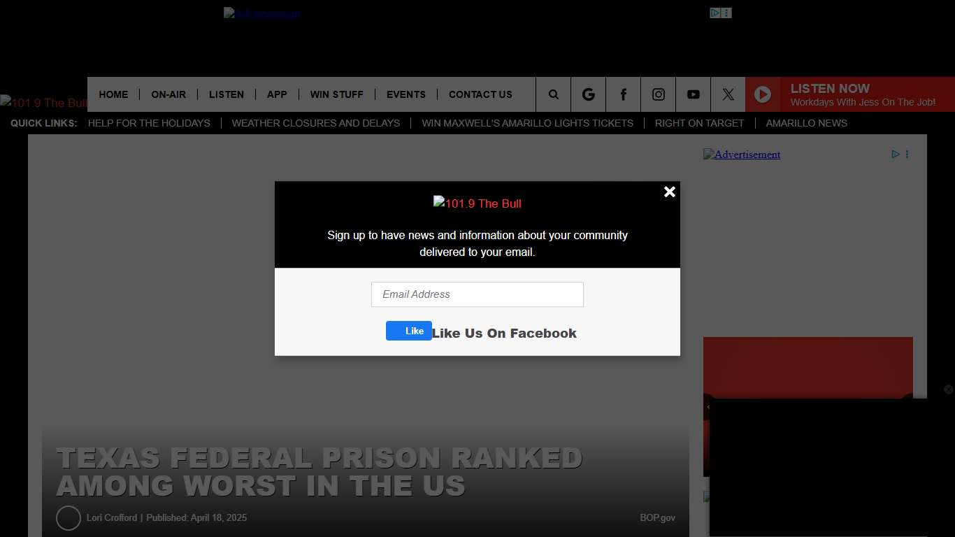 This Beaumont, Texas Federal Prison is One of the Worst in the US